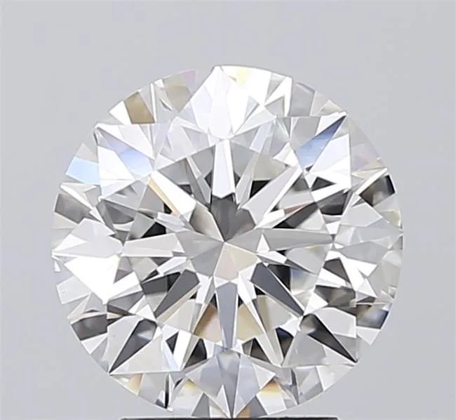 2.50ct Round Lab Grown Diamond (Colour F, Clarity VVS2, Cut ID, IGI Certified) - Jewelry by Cleo
