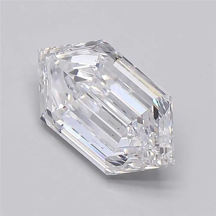 2.51ct Hexagonal Lab Grown Diamond (Colour D, Clarity VS1, IGI Certified) - Jewelry by Cleo