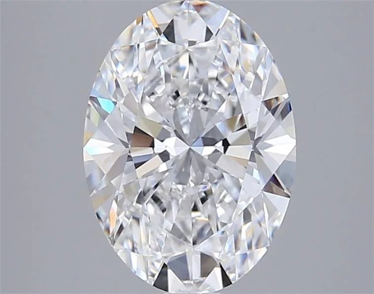 2.51ct Oval Lab Grown Diamond (Colour D, Clarity VVS2, IGI Certified) - Jewelry by Cleo