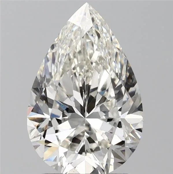 2.52ct Pear Lab Grown Diamond (Colour H, Clarity VS1, IGI Certified) - Jewelry by Cleo