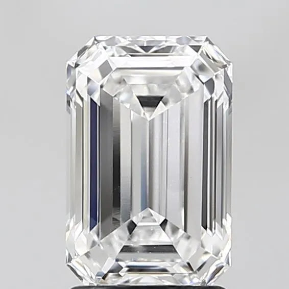 1.95ct Emerald Lab Grown Diamond (Colour D, Clarity VVS2, IGI Certified)