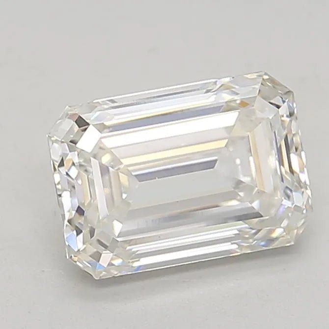 2.53ct Emerald Lab Grown Diamond (Colour G, Clarity VVS2, IGI Certified) - Jewelry by Cleo