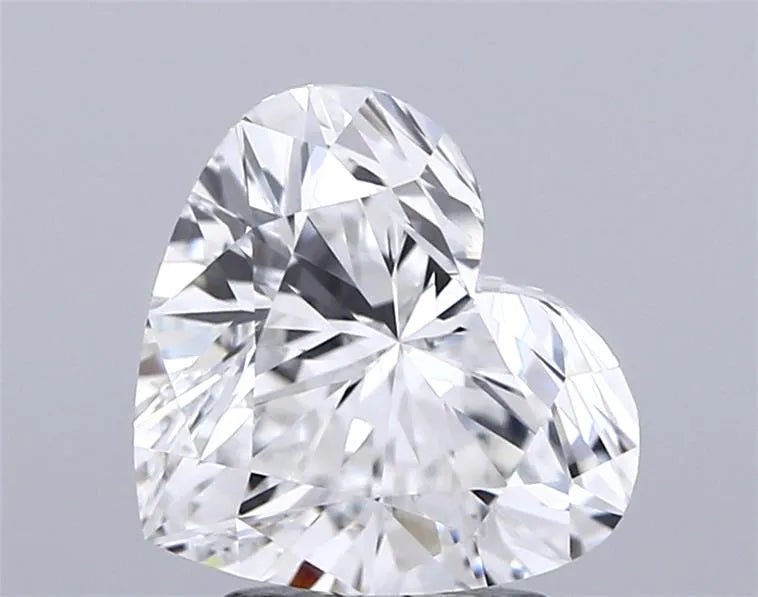 2.53ct Heart Lab Grown Diamond (Colour D, Clarity VVS1, IGI Certified) - Jewelry by Cleo