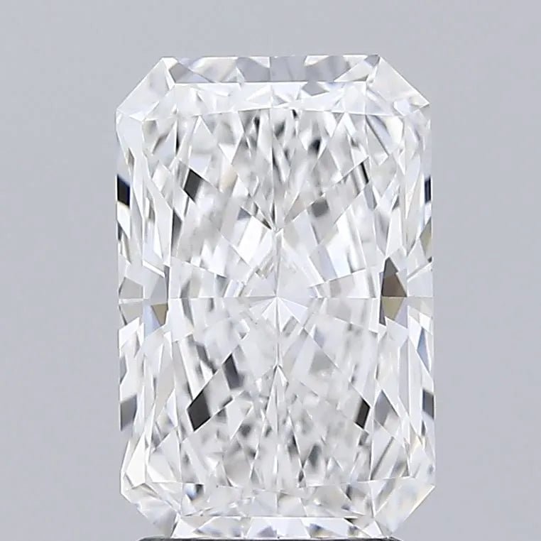 2.53ct Radiant Lab Grown Diamond (Colour E, Clarity VVS2, IGI Certified) - Jewelry by Cleo
