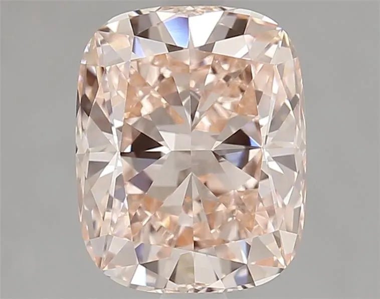 2.54ct Cushion modified Lab Grown Diamond (Colour Fancy Intense Pink, Clarity VVS2, IGI Certified) - Jewelry by Cleo