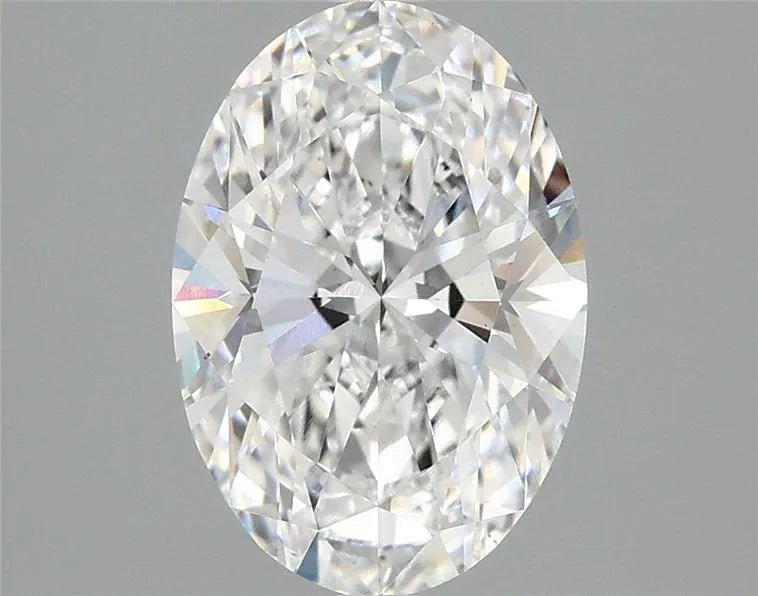 2.55ct Oval Lab Grown Diamond (Colour D, Clarity VS1, IGI Certified) - Jewelry by Cleo