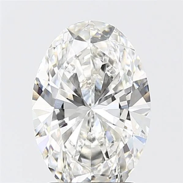 2.55ct Oval Lab Grown Diamond (Colour F, Clarity VVS2, IGI Certified) - Jewelry by Cleo