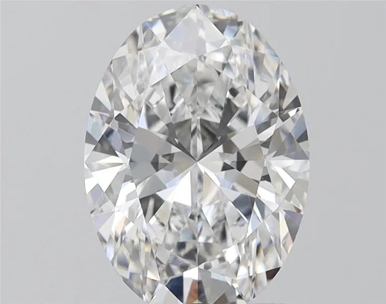 2.56ct Oval Lab Grown Diamond (Colour D, Clarity VVS2, IGI Certified) - Jewelry by Cleo