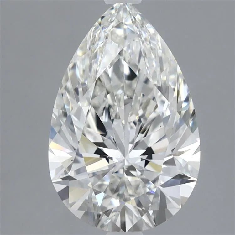 2.56ct Pear Lab Grown Diamond (Colour F, Clarity VS1, IGI Certified) - Jewelry by Cleo
