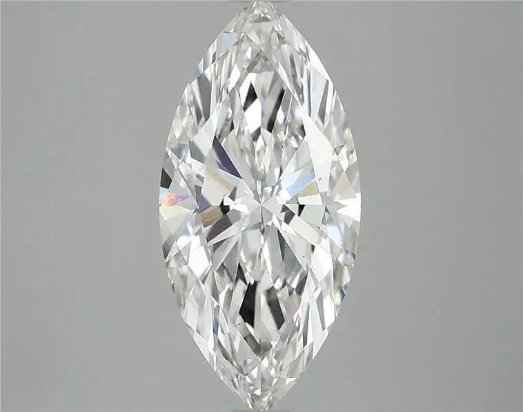 2.57ct Marquise Lab Grown Diamond (Colour F, Clarity VS1, IGI Certified) - Jewelry by Cleo