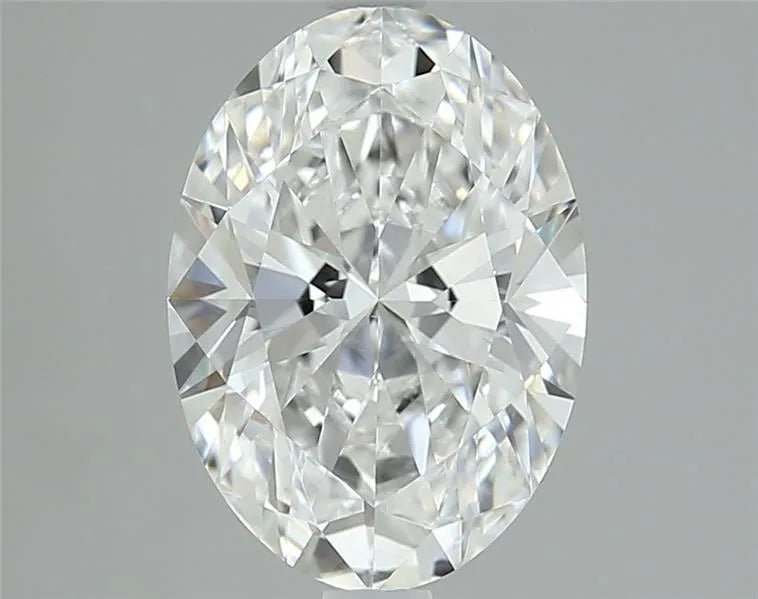 2.57ct Oval Lab Grown Diamond (Colour E, Clarity VVS2, Cut EX, IGI Certified) - Jewelry by Cleo