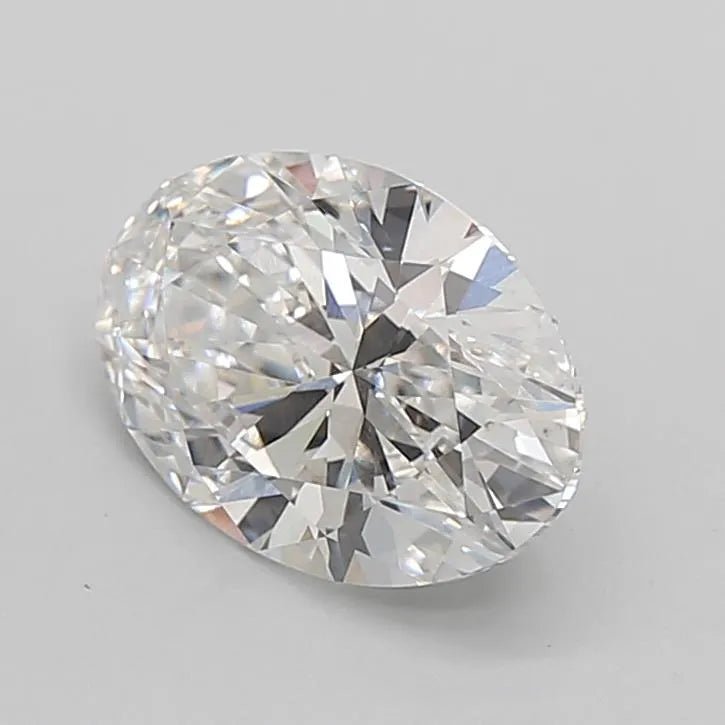 2.58ct Oval Lab Grown Diamond (Colour E, Clarity VVS2, IGI Certified) - Jewelry by Cleo