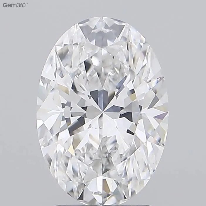 2.59ct Oval Lab Grown Diamond (Colour E, Clarity VS1, IGI Certified) - Jewelry by Cleo