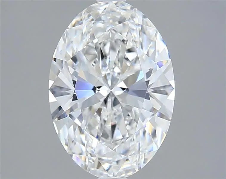 2.60ct Oval Lab Grown Diamond (Colour E, Clarity VS1, IGI Certified) - Jewelry by Cleo