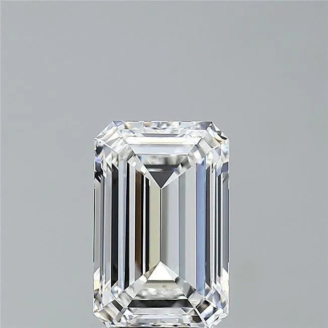 2.70ct Emerald Lab Grown Diamond (Colour E, Clarity VVS2, IGI Certified) - Jewelry by Cleo