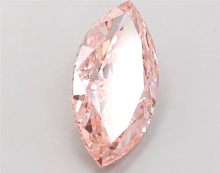 2.71ct Marquise Lab Grown Diamond (Colour Fancy Intense Pink, Clarity VS1, IGI Certified) - Jewelry by Cleo