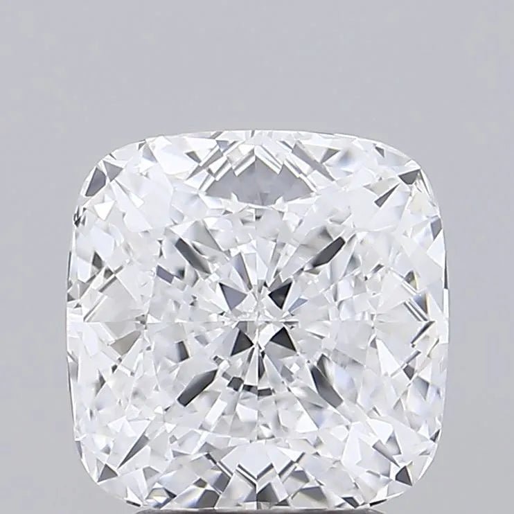 2.72ct Cushion brilliant Lab Grown Diamond (Colour D, Clarity VS1, IGI Certified) - Jewelry by Cleo