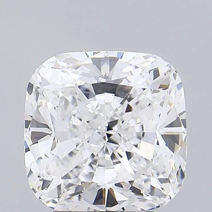2.72ct Cushion brilliant Lab Grown Diamond (Colour D, Clarity VVS1, IGI Certified) - Jewelry by Cleo