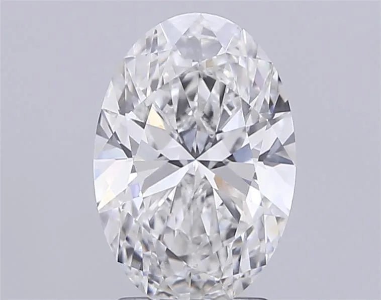 2.73ct Oval Lab Grown Diamond (Colour E, Clarity VVS2, IGI Certified) - Jewelry by Cleo