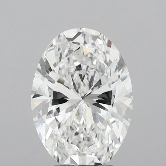2.80ct Oval Lab Grown Diamond (Colour E, Clarity VS1, IGI Certified) - Jewelry by Cleo