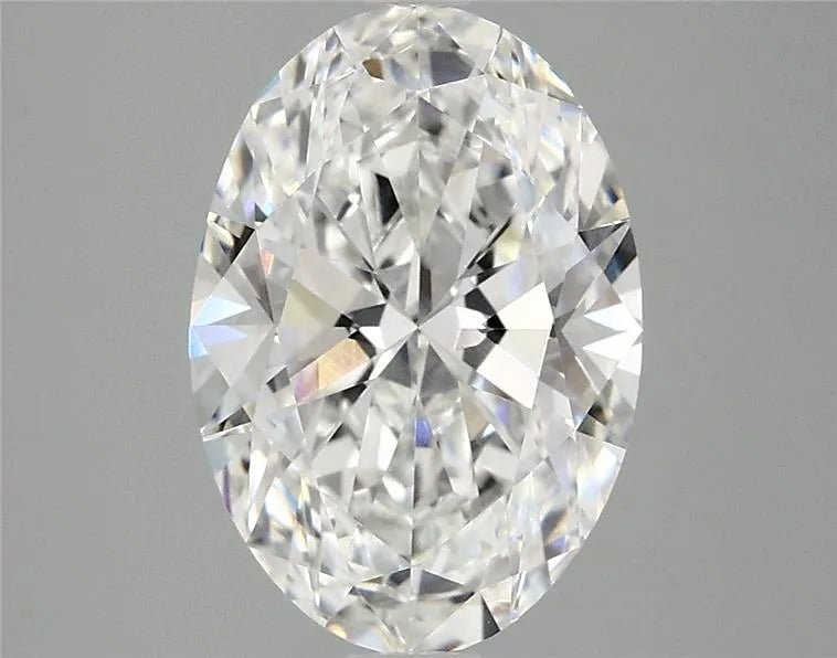 2.81ct Oval Lab Grown Diamond (Colour E, Clarity VVS2, IGI Certified) - Jewelry by Cleo