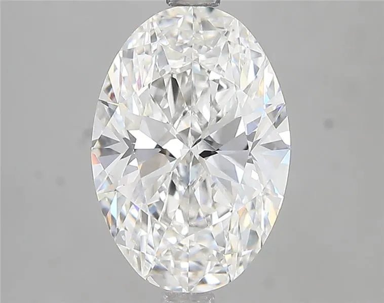 2.86ct Oval Lab Grown Diamond (Colour E, Clarity VS1, IGI Certified) - Jewelry by Cleo