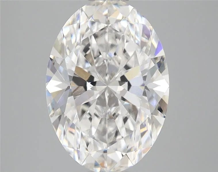 2.88ct Oval Lab Grown Diamond (Colour E, Clarity VS1, IGI Certified) - Jewelry by Cleo