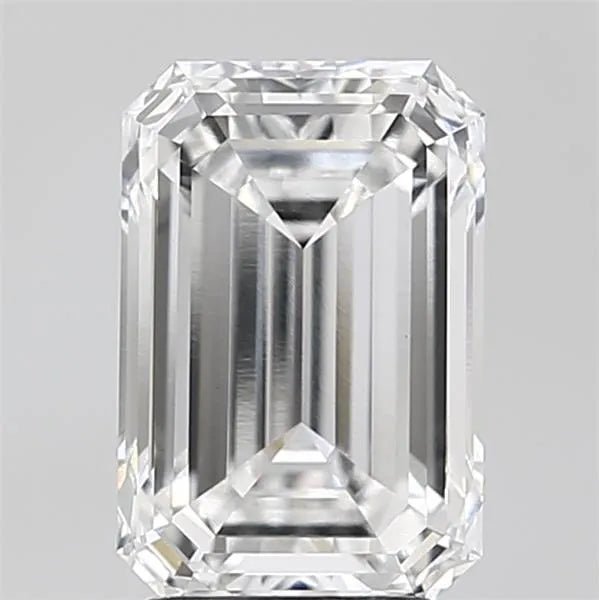 2.90ct Emerald Lab Grown Diamond (Colour D, Clarity VVS2, IGI Certified) - Jewelry by Cleo