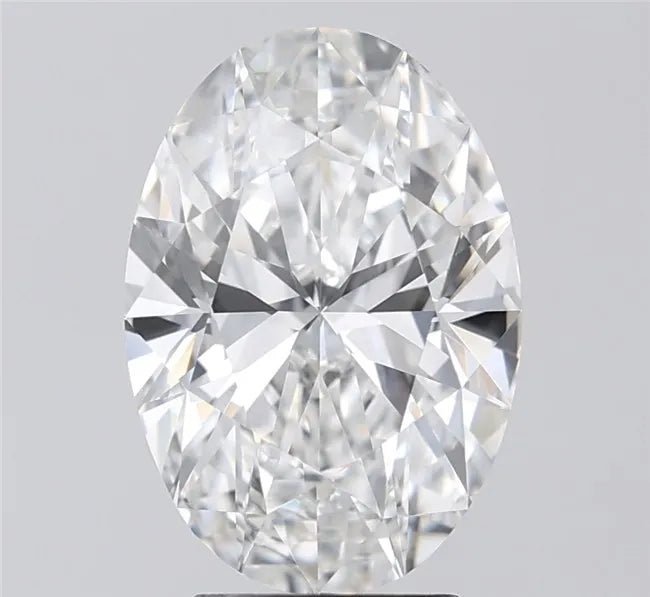 2.90ct Oval Lab Grown Diamond (Colour E, Clarity VVS2, IGI Certified) - Jewelry by Cleo