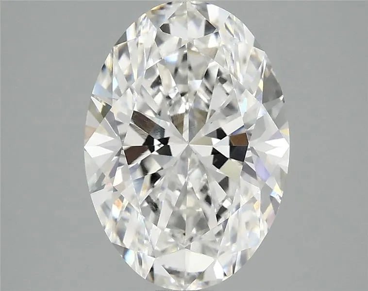 2.92ct Oval Lab Grown Diamond (Colour E, Clarity VVS2, IGI Certified) - Jewelry by Cleo
