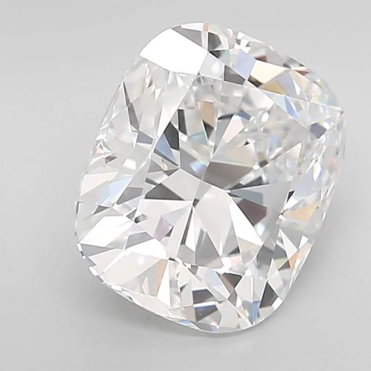 2.95ct Cushion modified Lab Grown Diamond (Colour D, Clarity VVS1, Cut EX, IGI Certified) - Jewelry by Cleo