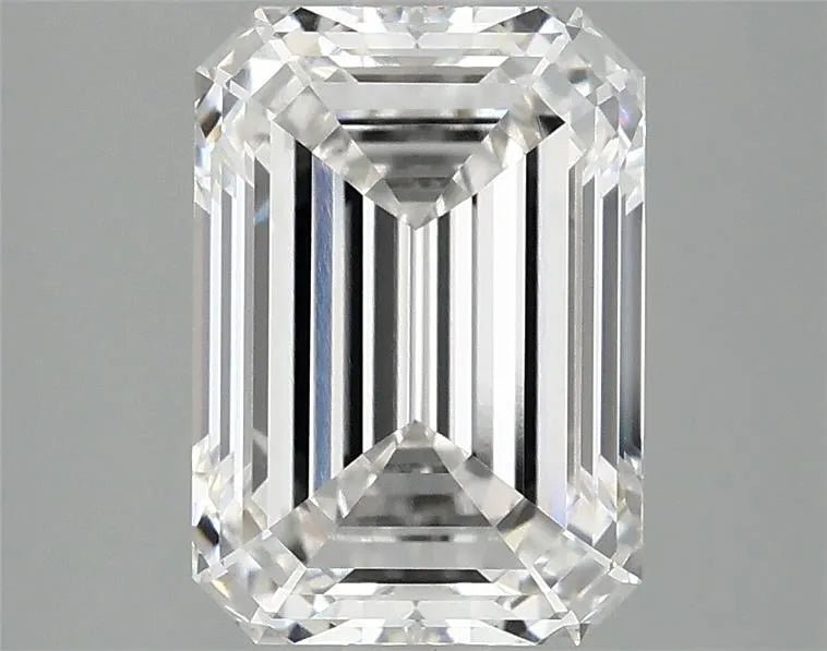 2.97ct Emerald Lab Grown Diamond (Colour F, Clarity VVS1, IGI Certified) - Jewelry by Cleo