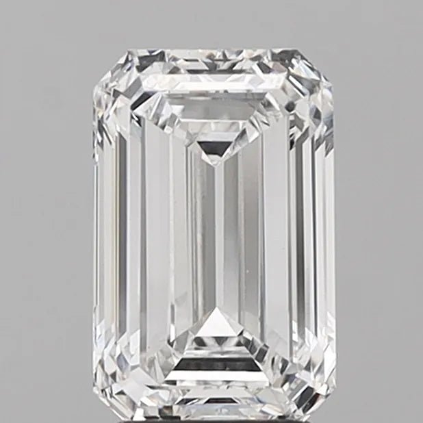 2.99ct Emerald Lab Grown Diamond (Colour D, Clarity VVS2, IGI Certified) - Jewelry by Cleo