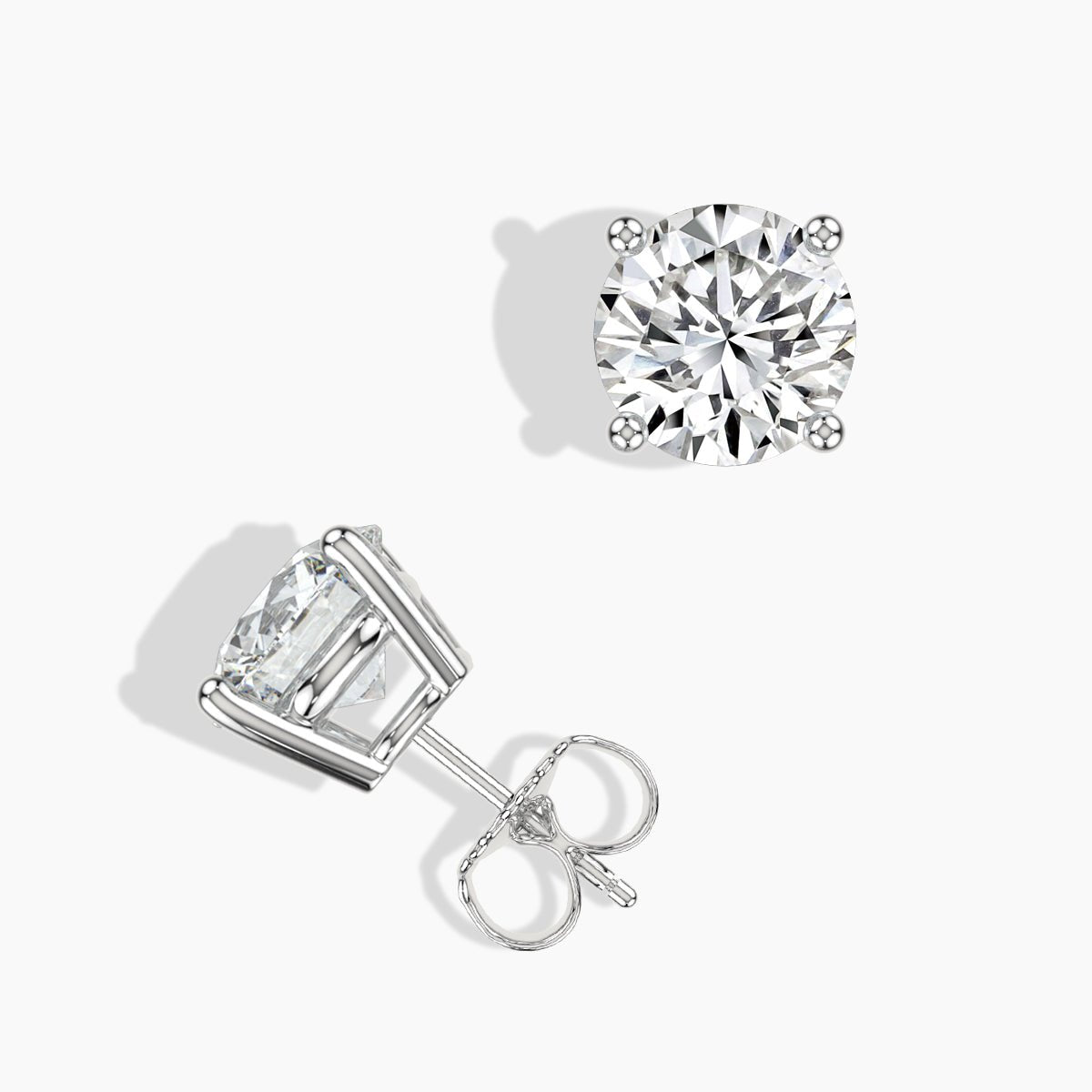 2TCW Round studs - Jewelry by Cleo