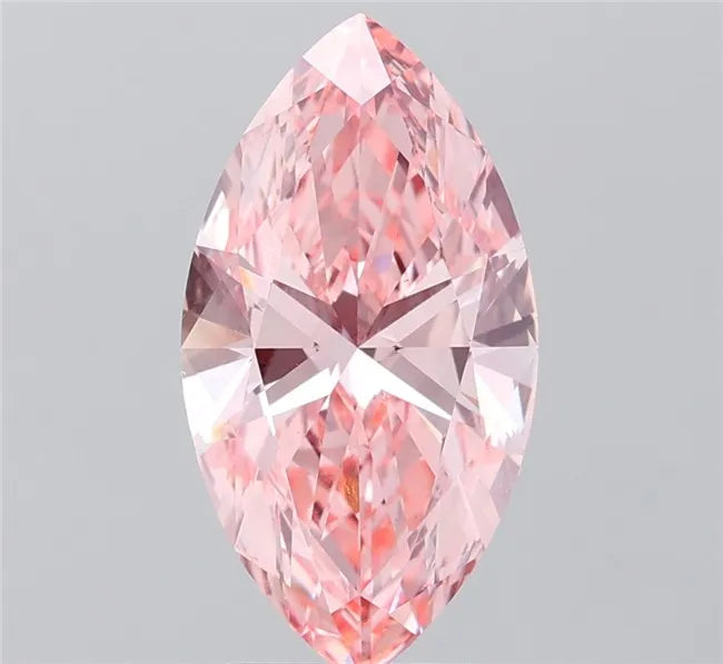 3.00ct Marquise Lab Grown Diamond (Colour Fancy Vivid Pink, Clarity VVS2, IGI Certified)