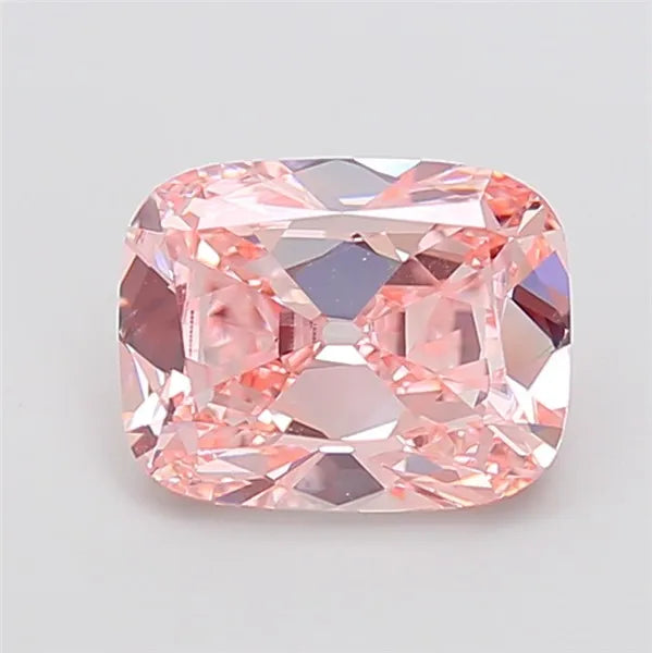3.01ct Cushion brilliant Lab Grown Diamond (Colour Fancy Intense Pink, Clarity VVS2, IGI Certified)