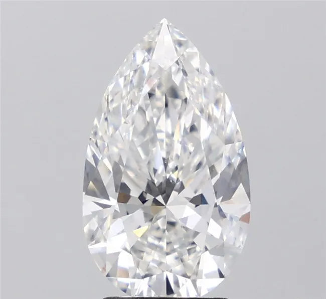 3.02ct Pear Lab Grown Diamond (Colour F, Clarity VVS2, Cut EX, IGI Certified)
