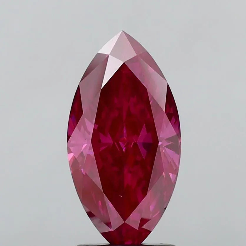 3.03ct Marquise Lab Grown Diamond (Colour Fancy Vivid Pink, Clarity VS2, IGI Certified)