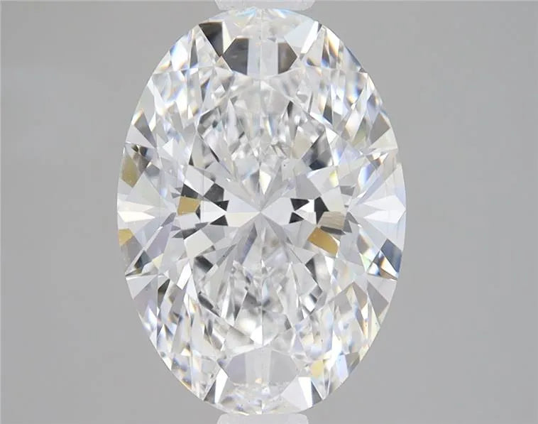 3.10ct Oval Lab Grown Diamond (Colour D, Clarity VVS2, IGI Certified)
