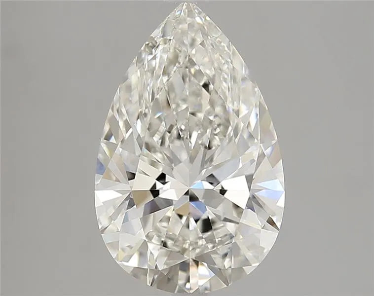 3.10ct Pear Lab Grown Diamond (Colour G, Clarity VVS2, Cut EX, IGI Certified)