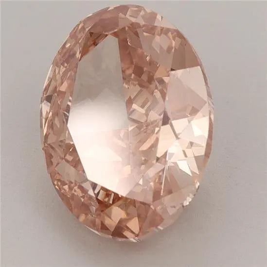 3.19ct Oval Lab Grown Diamond (Colour Fancy Brown, Clarity VVS2, IGI Certified)