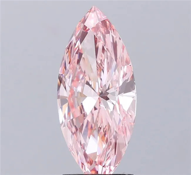 3.25ct Marquise Lab Grown Diamond (Colour Fancy Intense Pink, Clarity VVS2, IGI Certified)