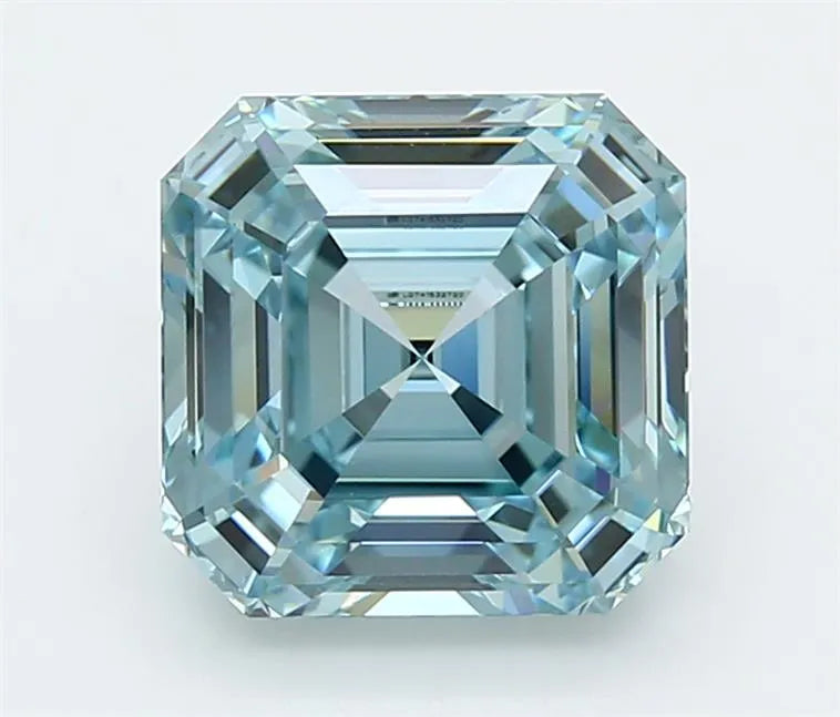 3.50ct Asscher Lab Grown Diamond (Colour Fancy Vivid Blue, Clarity VVS2, IGI Certified)