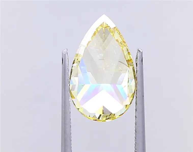 3.50ct Pear Lab Grown Diamond (Colour Fancy Intense Yellow, Clarity VS2, IGI Certified)