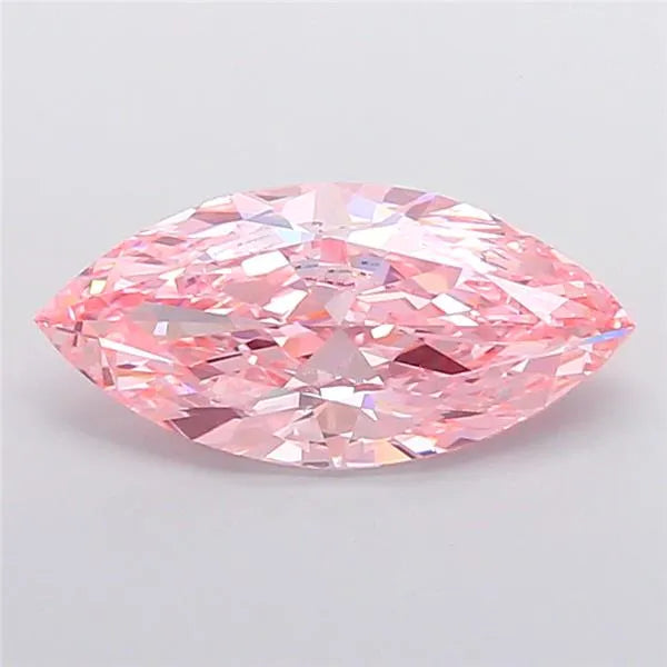 3.53ct Marquise Lab Grown Diamond (Colour Fancy Vivid Pink, Clarity VVS2, IGI Certified)