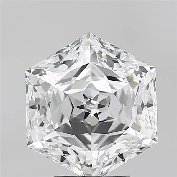 3.55ct Octagonal Lab Grown Diamond (Colour D, Clarity VVS2, IGI Certified)