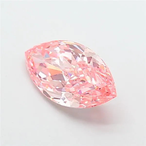 3.62ct Marquise Lab Grown Diamond (Colour Fancy Vivid Pink, Clarity VS1, IGI Certified)