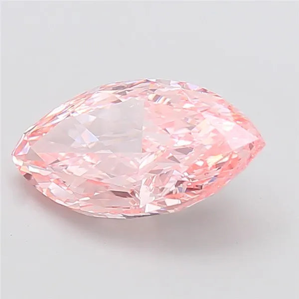 3.73ct Marquise Lab Grown Diamond (Colour Fancy Vivid Pink, Clarity VVS1, IGI Certified)