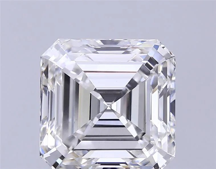 3.00ct Asscher Lab Grown Diamond (Colour Fancy Vivid Blue, Clarity VS1, IGI Certified) - Jewelry by Cleo