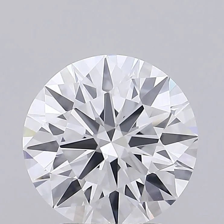 3.00ct Round Lab Grown Diamond (Colour D, Clarity IF, Cut ID, IGI Certified) - Jewelry by Cleo